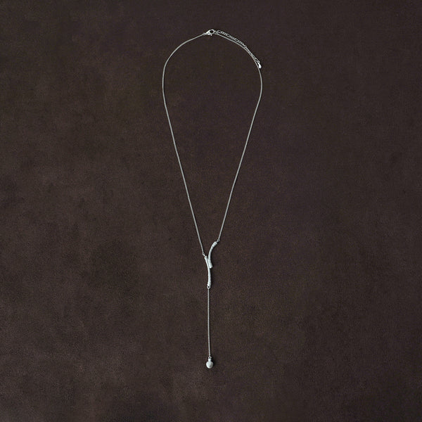 OLIO E ACETO Sterling Silver Branch Long Necklace OLIO-OA13N15-YIN Silver